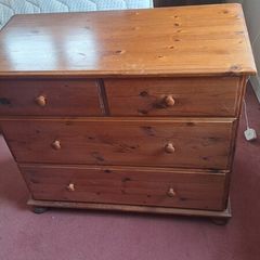 Solid Pine Drawer Unit