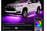 APP Controlled 4pcs 90X120CM Car Underglow Underbody  LED Strip Light