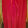 Fabulous Bespoke One of a kind Velvet Red Hooded Cape - one size fits all Image 9