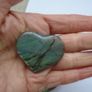 Labradorite heart crystal, Gemstones, Crystals, Labradorite Image 7