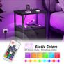 Set of 2 Bedside Table with Charging Station 40cm Image 4