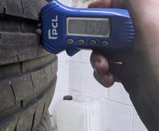 almost new tyres