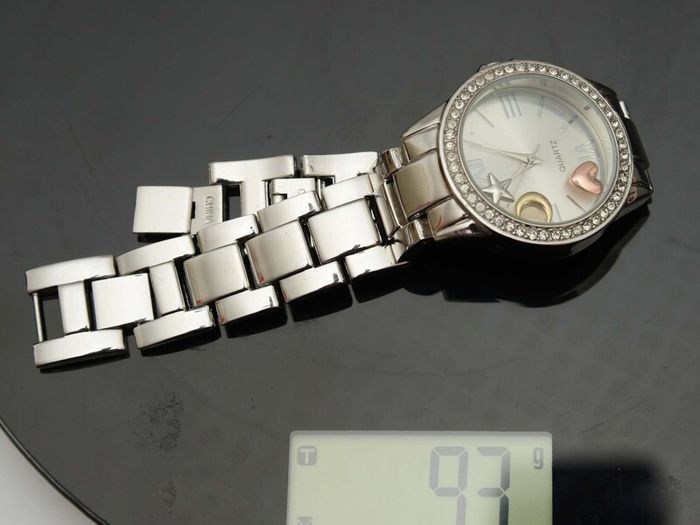 Ladies Stainless Steel Quartz Dress Watch