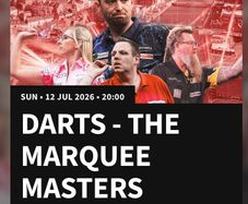 darts live at the marquee