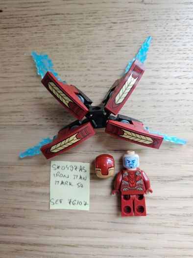 lego sh0497as iron man mark50, set 76107
