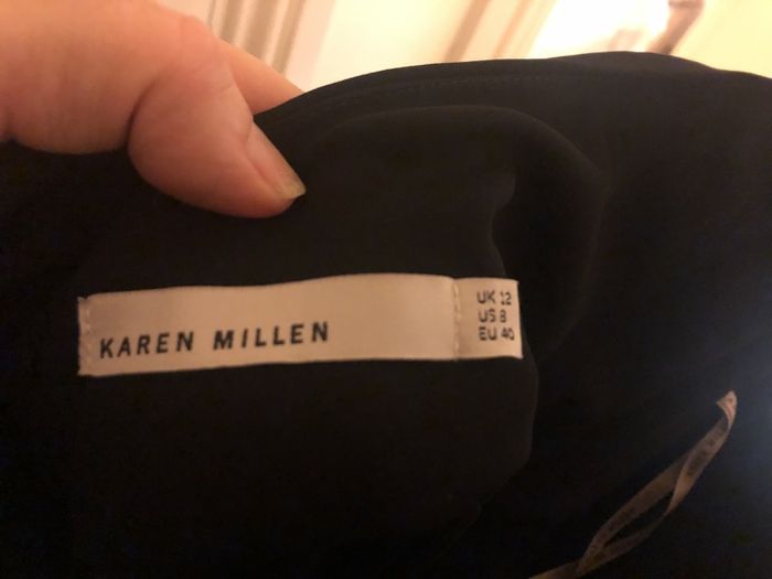 Karen Millen Black long dress