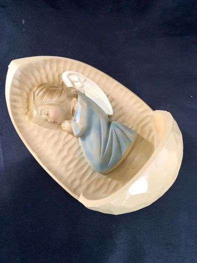 Vintage holy water font