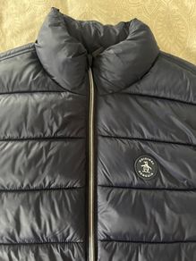 Original Penguin Navy Puffer Gilet S