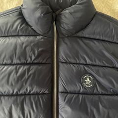 Original Penguin Navy Puffer Gilet S