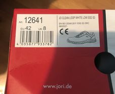 jori safety shoes UK8 42EU hospitality healthcare