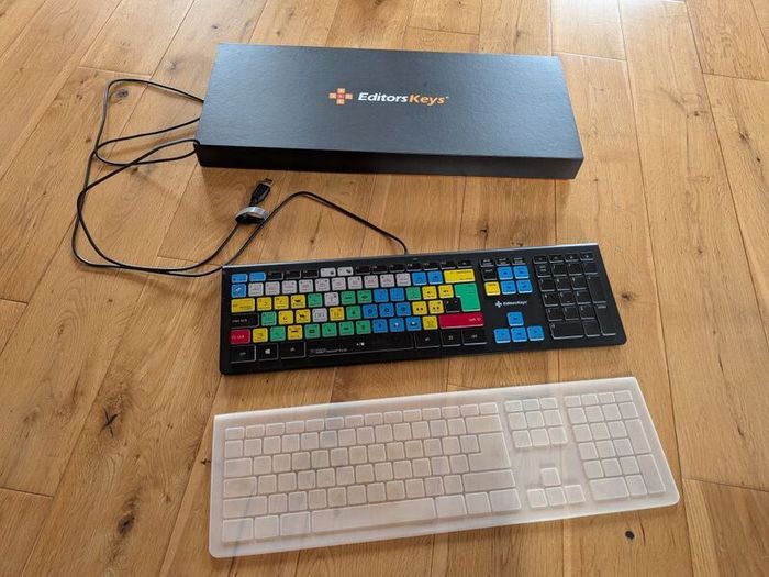 Editors Keys Adobe Premiere Pro Backlit Keyboard and Dust Cover