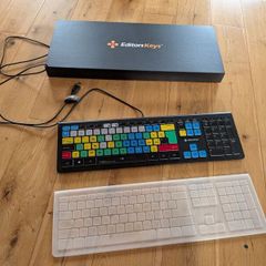 Editors Keys Adobe Premiere Pro Backlit Keyboard and Dust Cover