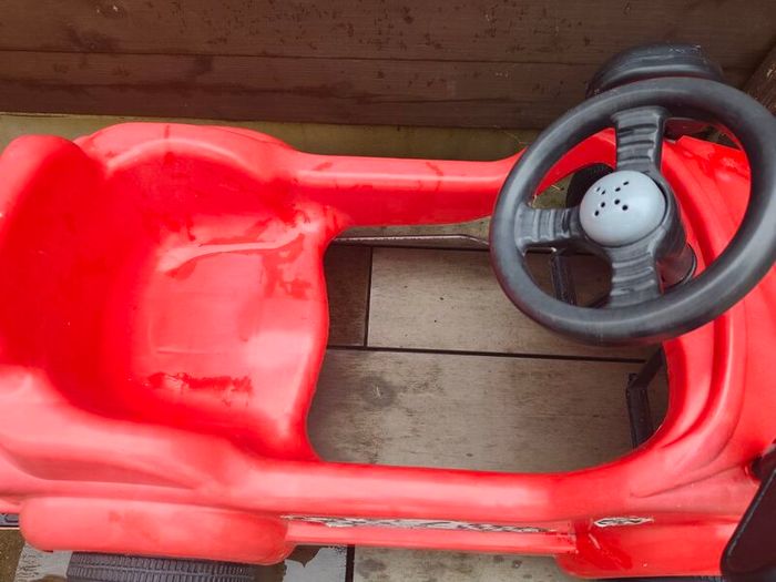Dolu Toddler Kids Smart Car Pedal Operated Ride On Car Red