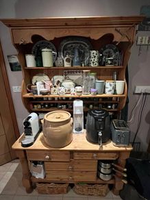 Kitchen Dresser and tall larder press/cabenet