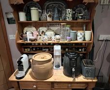 Kitchen Dresser and tall larder press/cabenet