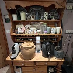 Kitchen Dresser and tall larder press/cabenet