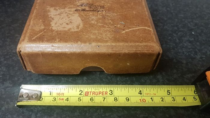A.E.DAVIS jewellers 61a Piccadilly w.l ,,old box great condition,