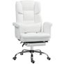 Ergonomic Office Chair, height-adjustable 48-56 cm, reclining backrest, footrest, White Image 5