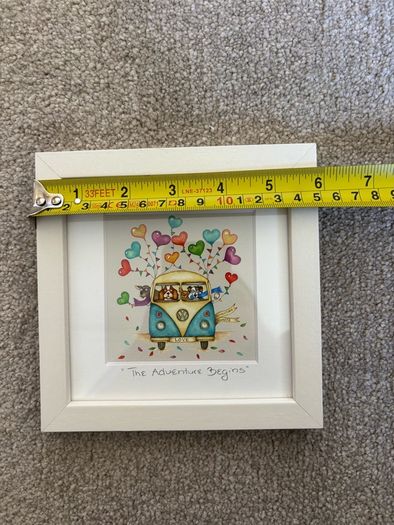 Belinda Northcote "The Adventure Begins" framed mini print