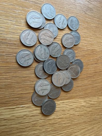 Irish Florin Coins x 29