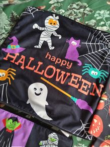 Set of x2 Halloween Cushion Covers and x2 Pillowcases