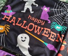 Set of x2 Halloween Cushion Covers and x2 Pillowcases