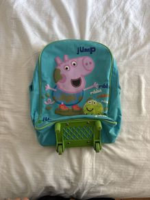 Peppa pig rolley schoolbag