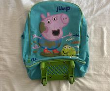 Peppa pig rolley schoolbag