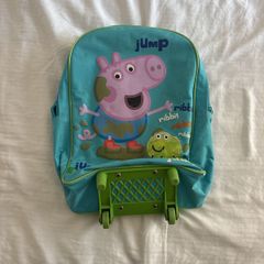 Peppa pig rolley schoolbag
