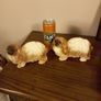 2 Vintage China Ornamental Mantlepiece Dogs... Image 5