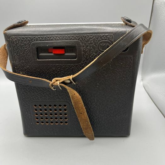 VEGA-402 B Vintage 1972 Soviet Russian Radio USSR - With Case - Untested - Prop