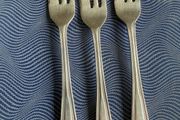 Made in Ireland - Vintage Newbridge Boxed Set of 6 Silver-Plated Pastry Forks