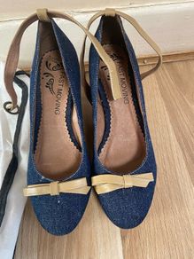 New Shoes wedges mid high heel, size 37 (4)