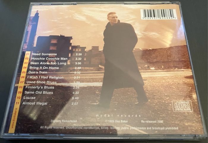 Don Baker - Almost Illegal    CD
