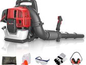 Backpack Leaf Blower - Powerful 65cc  Petrol  2 Stroke Engine - Extra Padded Back Support Straps - Ex Demo & Graded Models Available
