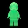 LEGO Tie Pilot Unreleased Star Wars Prototype Glow In The Dark Colour Monochrome Minifigure Extremely Rare And Hard To Find Image 2