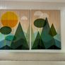 Stunning two piece canvas picture Image 2