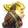 Vintage Hand Carved Wooden Putto figurine Image 9
