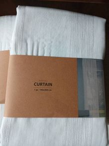 Voile curtains brand new in packaging