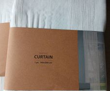 Voile curtains brand new in packaging
