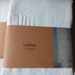 Voile curtains brand new in packaging