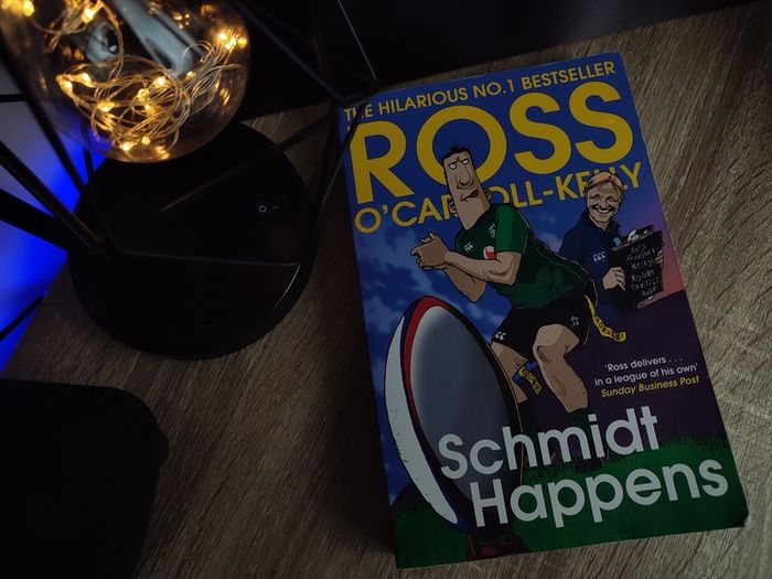 Schmidt Happens ! Hand Signed by Ross O'Carroll-Kelly ! 2019 ! by Penguin Ireland !
