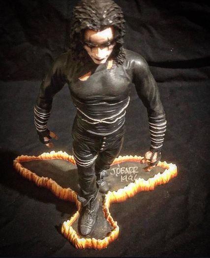 The Crow Cold - Cast Porcelain Autographed