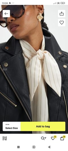 River island Black Faux leather Biker Jacket.
