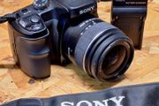 Sony Alpha 100 DSLR-A100 Digital SLR Camera with DT 18-55mm f/3.5-5.6 SAM Lens Kit - 31523