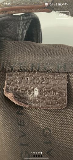 Stunning Givenchy French Couture Men's Leather Messenger Laptop Bag