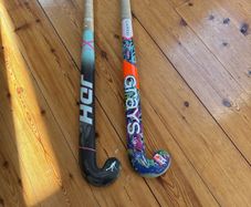 hockey sticks