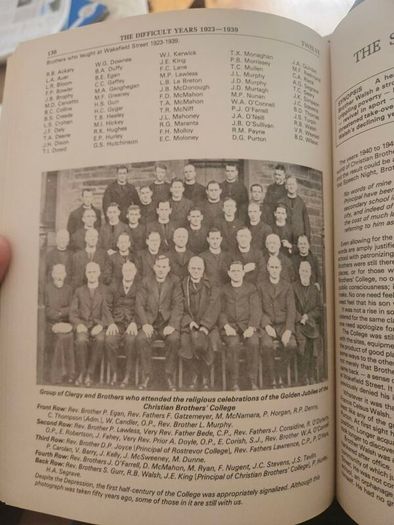 The Christian Brothers Of Wakefield Street 1878-1978. First Edition Hardback With Dustjacket In Good Condition.  See Photos For Same.