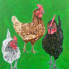 Hen Painting