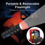 Fly Zapper, 4000V Fly Killer, USB Electric Fly Swatter with 1200mAh Rechargeable Battery, LED light, Removable Flashlight, 3-Layer Protective Net, Mosquito Killer, for Indoor and Outdoor (FREE SHIPPING) Image 6